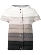 Herno Ombré Puffer Gilet - White