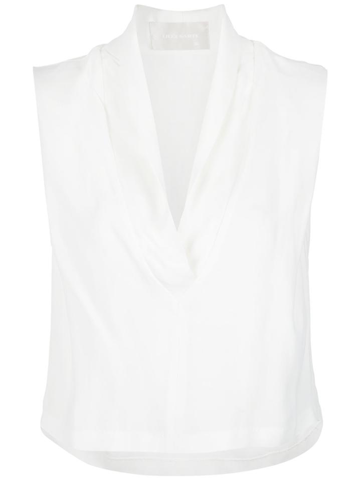 Lilly Sarti V-neck Top - White