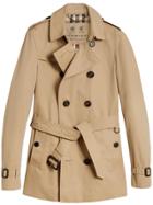 Burberry The Chelsea Short Trench Coat - Brown