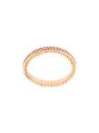 Eva Fehren 18k Rose Gold Ring With Pale Champagne Diamonds - Rosegld