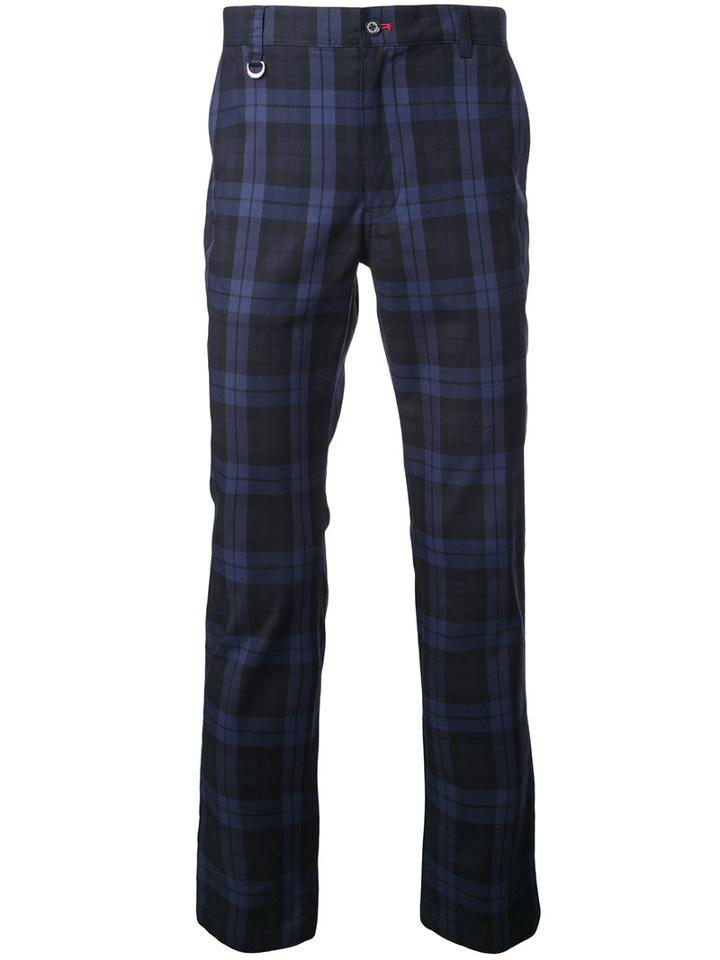 Guild Prime - Checked Pants - Men - Cotton/polyurethane - 3, Blue, Cotton/polyurethane