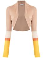 Mara Mac Knit Cropped Coat - Neutrals