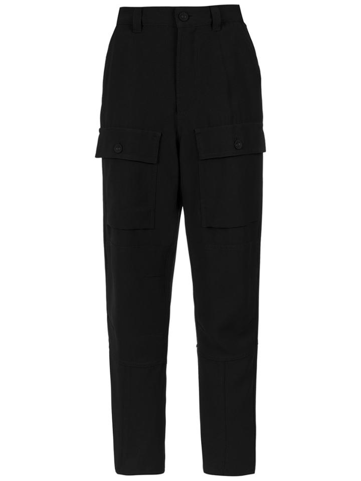 Reinaldo Lourenço Flap Pockets Trousers - Black