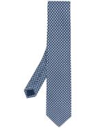 Salvatore Ferragamo Mouse Print Tie - Blue