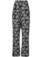 Dodo Bar Or - Jett Paisley Trousers - Women - Silk - 42, Black, Silk