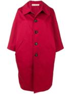 Marni Oversized Coat - Red