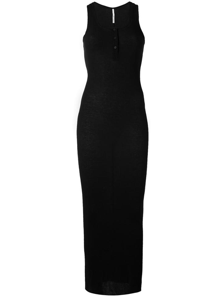 Isabel Benenato Long Dress - Black