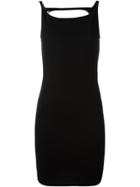 Dsquared2 Cut Out Detail Fitted Dress - Black