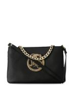 Just Cavalli Snake Plaque Tote Bag - Black