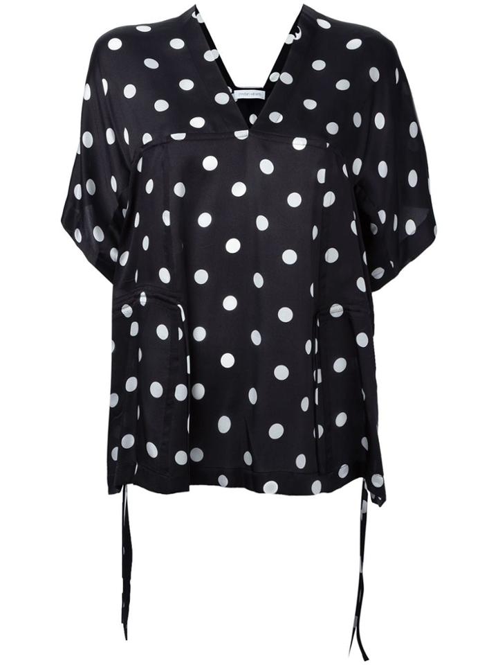 Christian Wijnants Polka-dot Top - Black