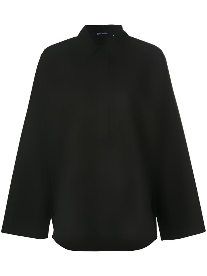 Sofie D'hoore Polo Collar Blouse - Black