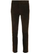 P.a.r.o.s.h. Skinny Cropped Trousers - Brown