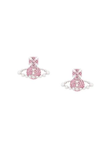 Vivienne Westwood Lena Bas Relief Earrings - Silver