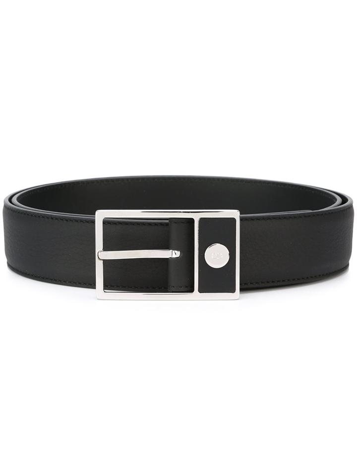 Dior Homme Classic Belt, Men's, Size: 105, Black, Calf Leather