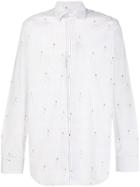 Etro Regular-fit Bee-print Shirt - White