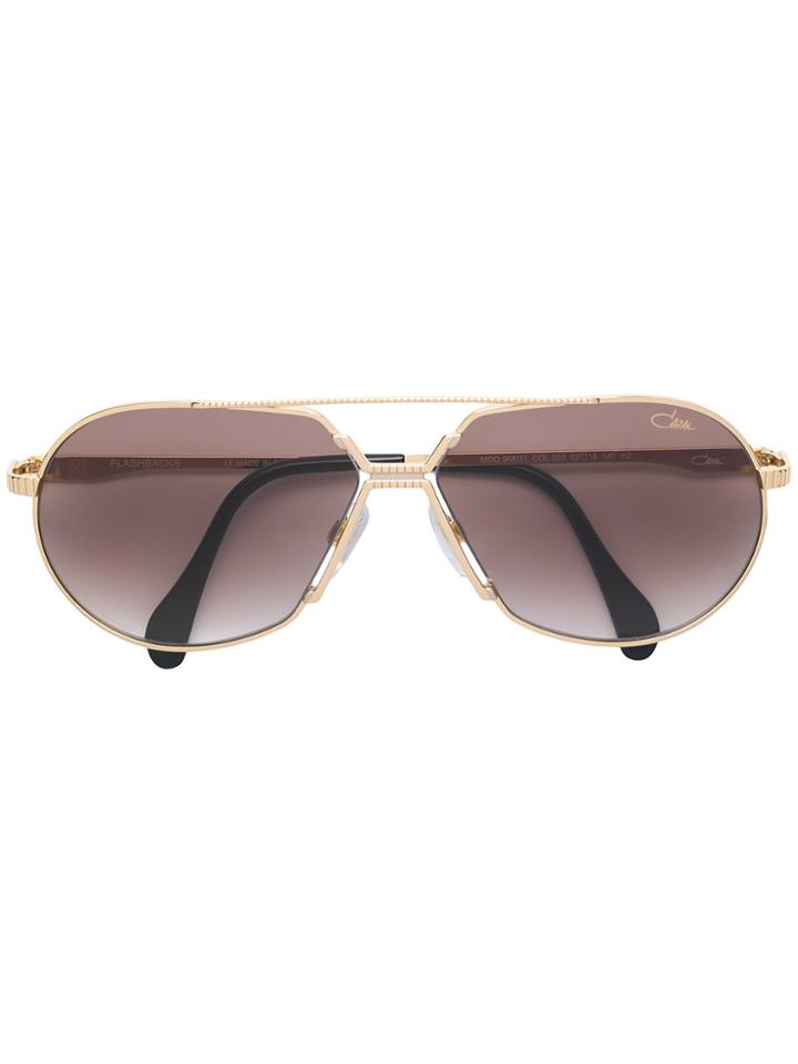Cazal Aviator Framed Sunglasses - Metallic