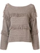 Ulla Johnson 'lordes' Pullover, Women's, Size: Medium, Brown, Alpaca