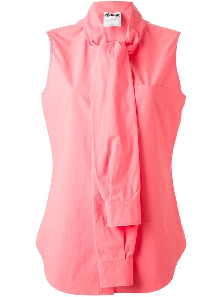 Moschino Shirt Sleeve Collar Blouse