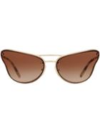 Prada Eyewear Sienna Lenses Sunglasses - Gold