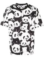 Dolce & Gabbana Panda Print T-shirt - Black