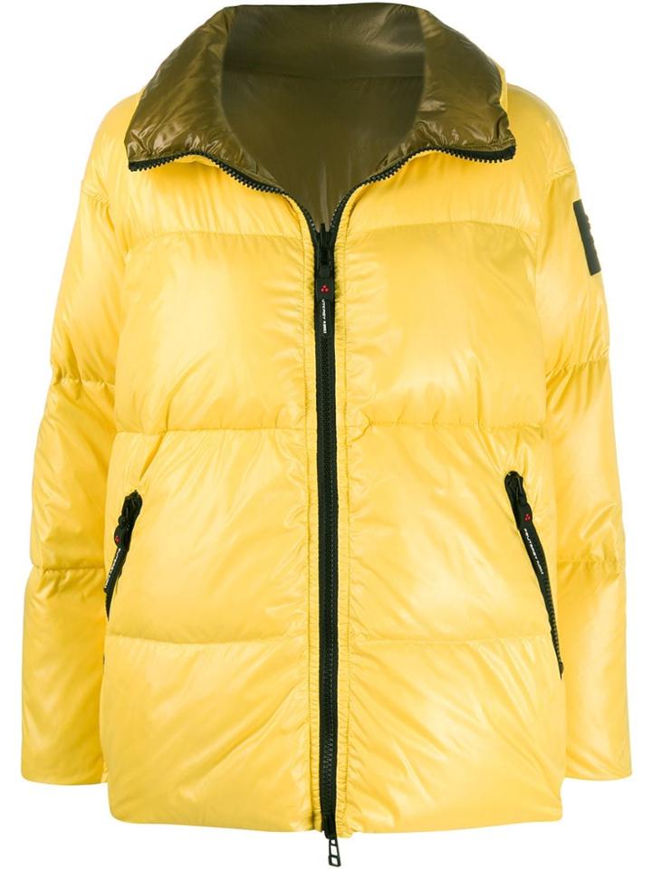 Peuterey Warning Padded Coat - Yellow