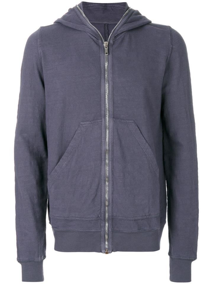 Rick Owens Drkshdw Zip-up Hoodie - Blue