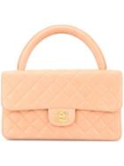 Chanel Vintage Cc Logos Hand Bag - Pink