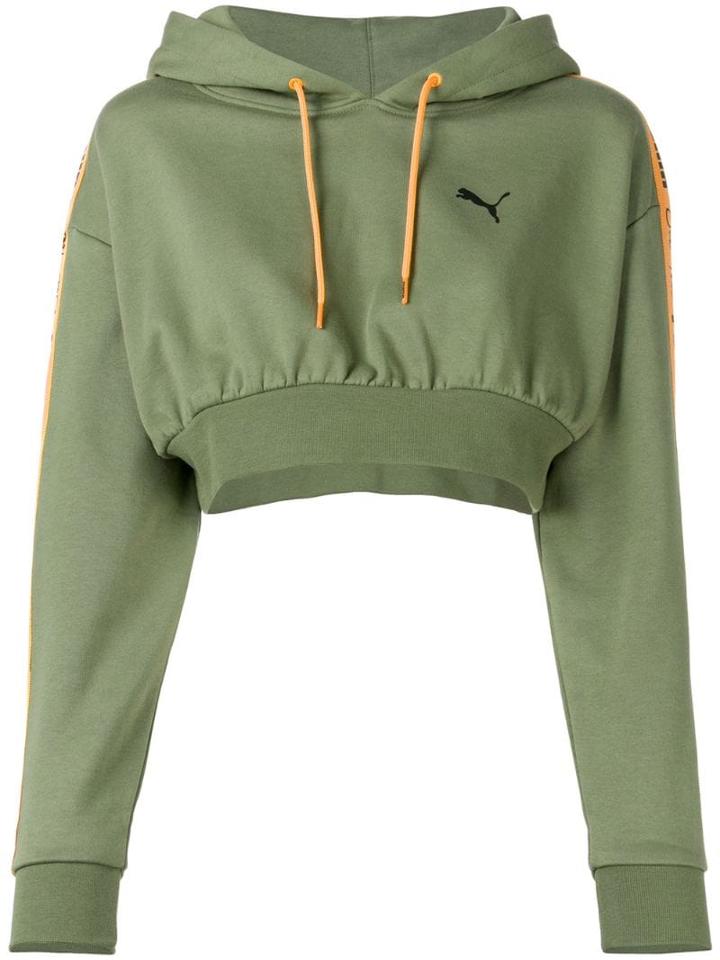 Puma X Sue Tsai Cropped Hoodie - Green