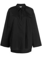 Mm6 Maison Margiela Oversized Knitted Top - Black