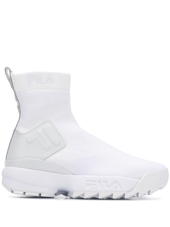 Fila Disruptor Stretch Fit Sneakers - White