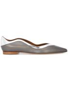 Malone Souliers Malone Souliers Penelopeflat3 Anthracite/silver Furs &