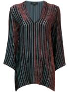Antonelli V Neck Blouse - Blue