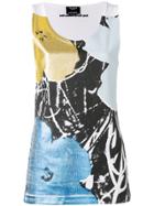 Calvin Klein 205w39nyc Floral Colour-block Vest - White