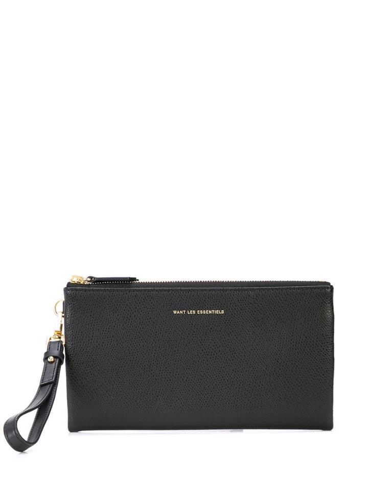 Want Les Essentiels Slim Billfold Wallet - Black
