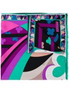 Emilio Pucci Printed Rectangular Scarf - Pink