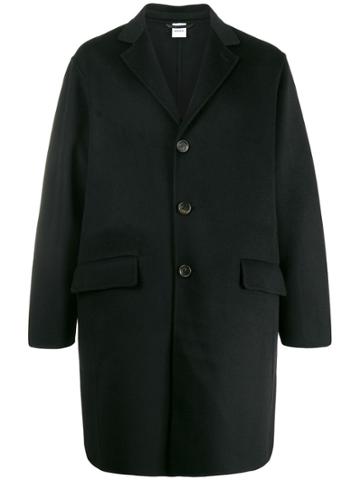 Aspesi Aquila Single Breasted Coat - Black