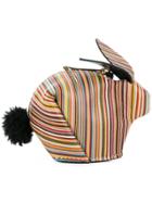 Paul Smith Striped Rabbit Pouch - Red