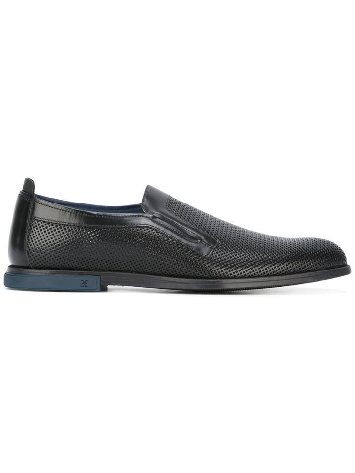 Fabi Perforated Slippers - Black