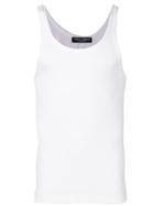 Dolce & Gabbana Ribbed Tank Top - White