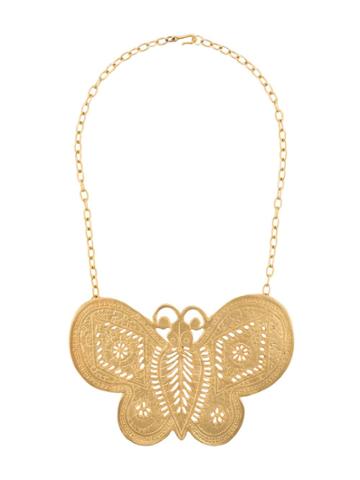 Katheleys Pre-owned Kenneth Lane Butterfly Sex And The City Necklace -