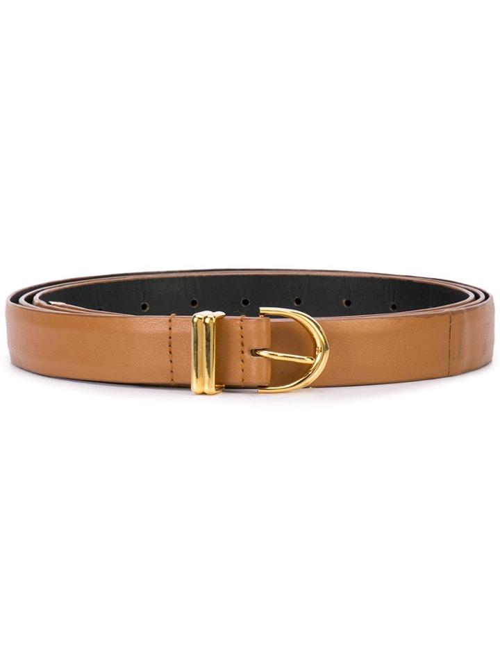Khaite Leather Belt - Brown