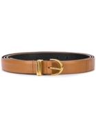 Khaite Leather Belt - Brown