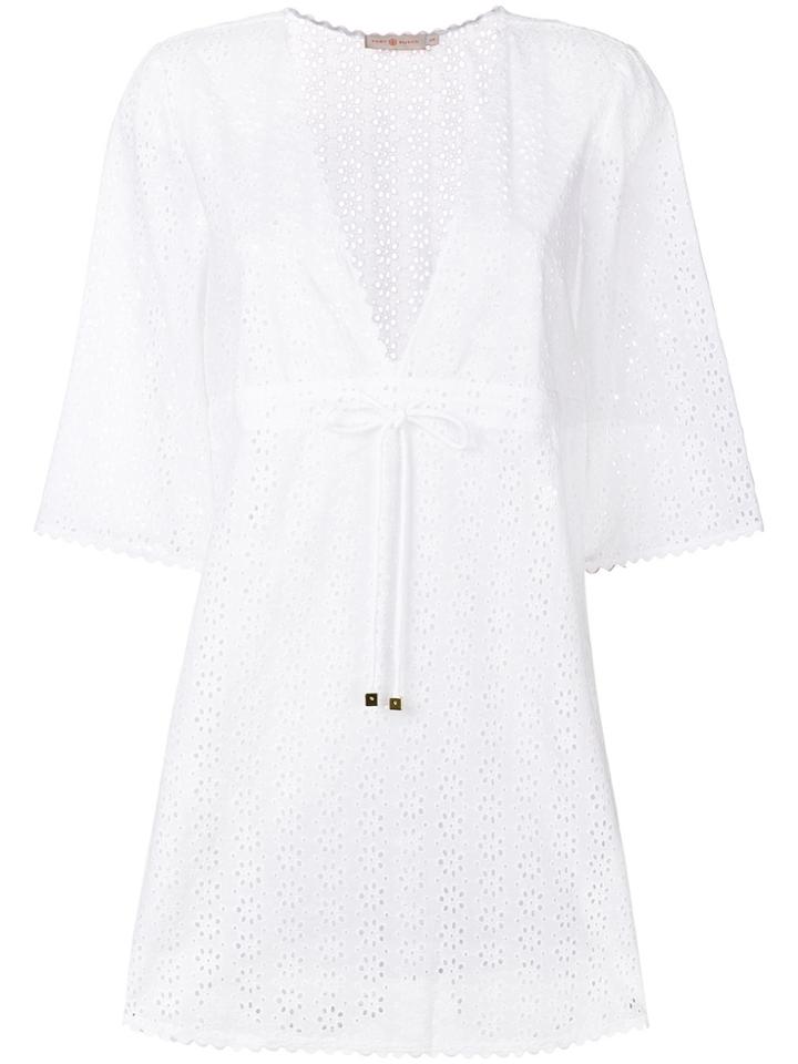 Tory Burch Broderie Anglaise Beach Dress - White