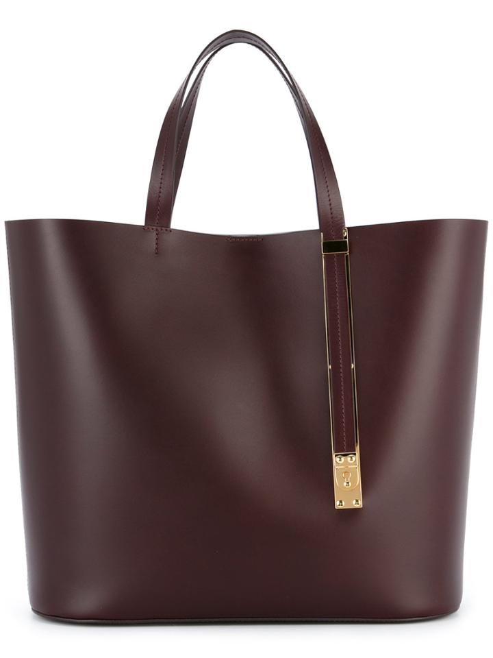 Sophie Hulme East West Exchange Tote - Brown