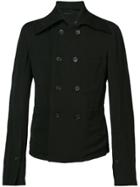 Ann Demeulemeester Double Breasted Jacket - Black