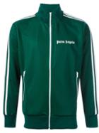 Palm Angels Track Jacket, Men's, Size: Medium, Green, Polyester