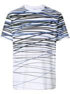Les Hommes Urban Line Print T-shirt - White