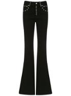 Andrea Bogosian Embellished Flared Pants - Black