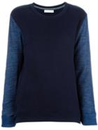 Water Bicolour Sweatshirt, Women's, Size: Xs, Blue, Cotton