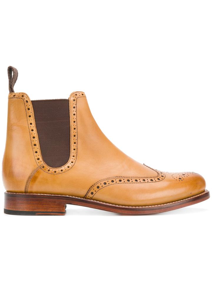 Grenson Lace-up Ankle Boots - Brown